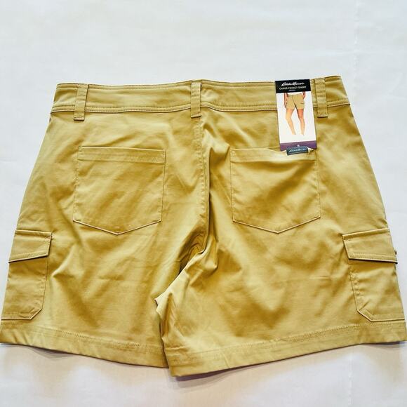 Eddie Bauer Women’s Cargo Pocket Short Size 16 Khaki (A0127) - Picture 4 of 6